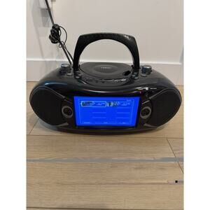 NAXA Electronics NDL-287 7-inch LCD Screen Bluetooth DVD Boombox & TV No Remote